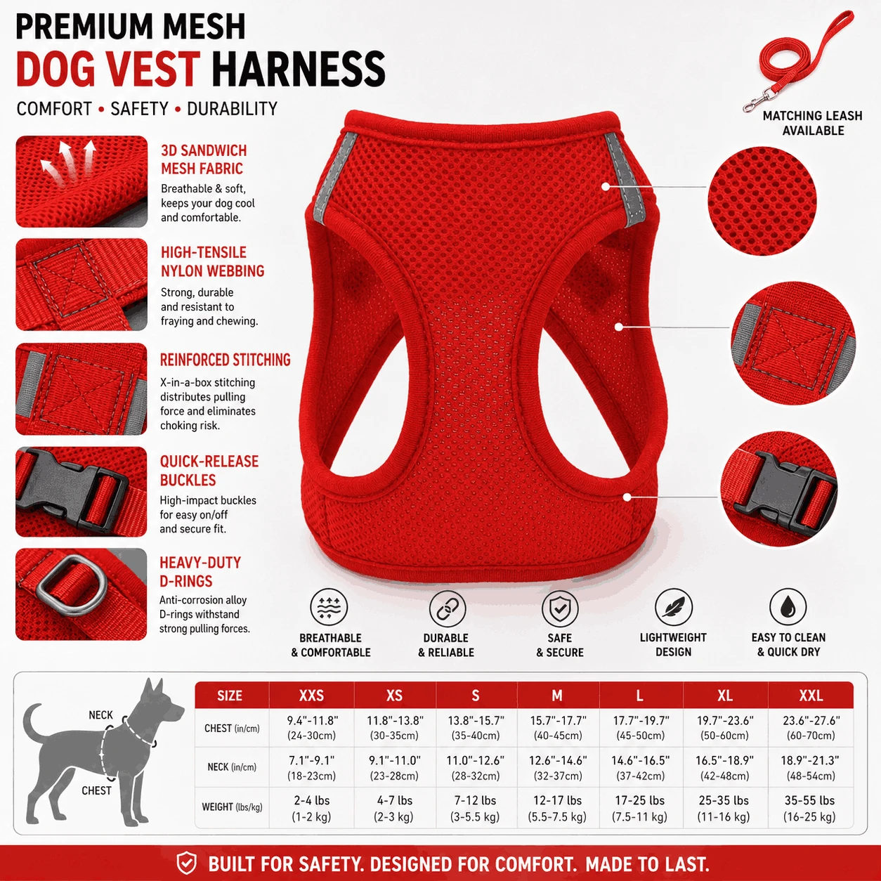 wholesale breathable dog harness wholesale breathable dog harness