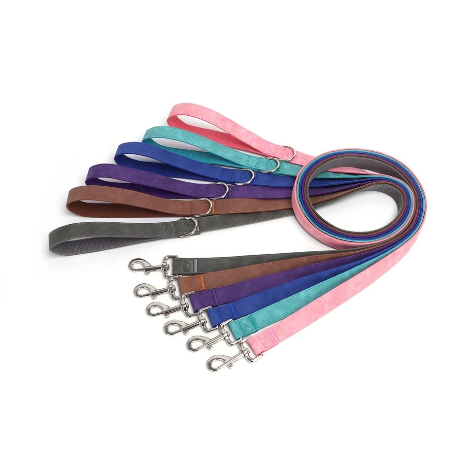 Soft-Touch PU Leather Dog Leash factory